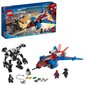 76150 LEGO® Super Heroes Spiderjet vs. Venom robotti hinta ja tiedot | LEGOT ja rakennuslelut | hobbyhall.fi