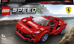 76895 LEGO® Speed Champions Ferrari F8 Tributo hinta ja tiedot | LEGOT ja rakennuslelut | hobbyhall.fi
