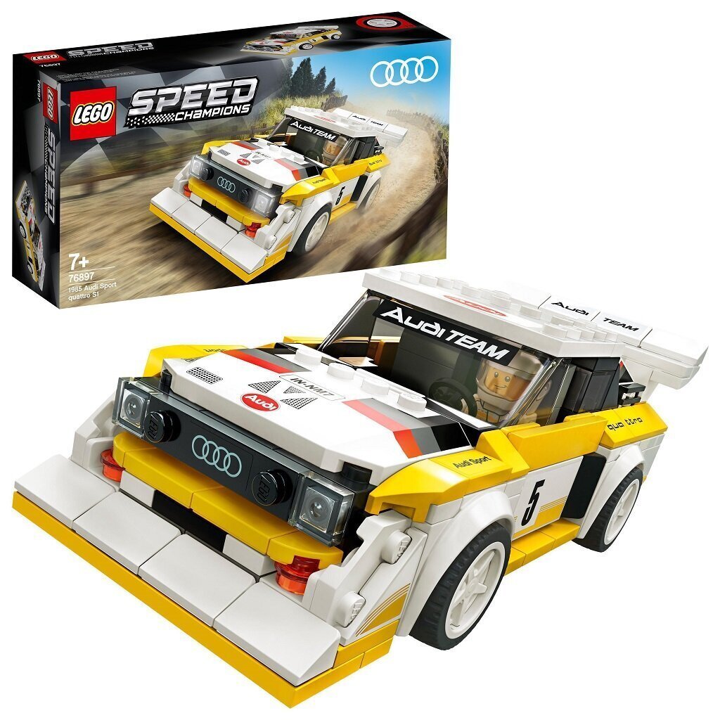 76897 LEGO® Speed Champions 1985 Audi Sport quattro S1 hinta ja tiedot | LEGOT ja rakennuslelut | hobbyhall.fi