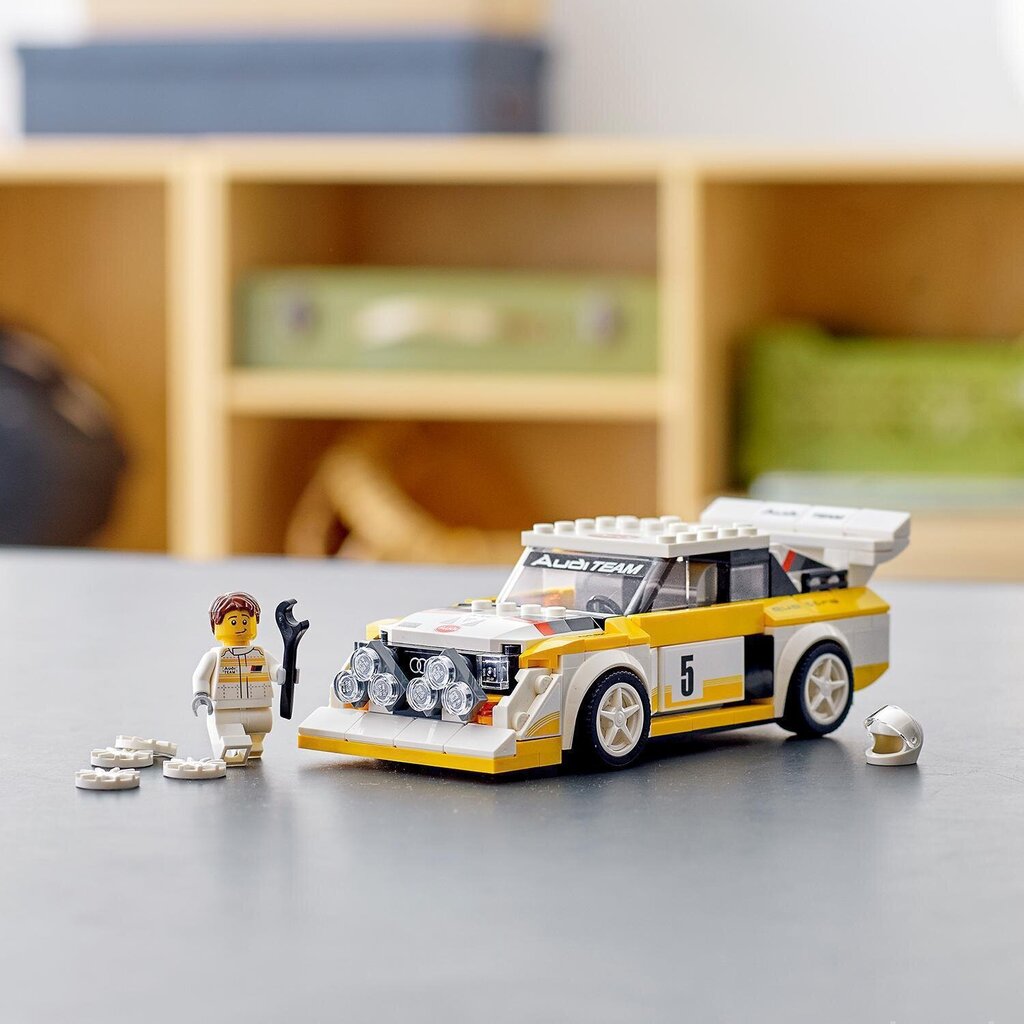 76897 LEGO® Speed Champions 1985 Audi Sport quattro S1 hinta ja tiedot | LEGOT ja rakennuslelut | hobbyhall.fi