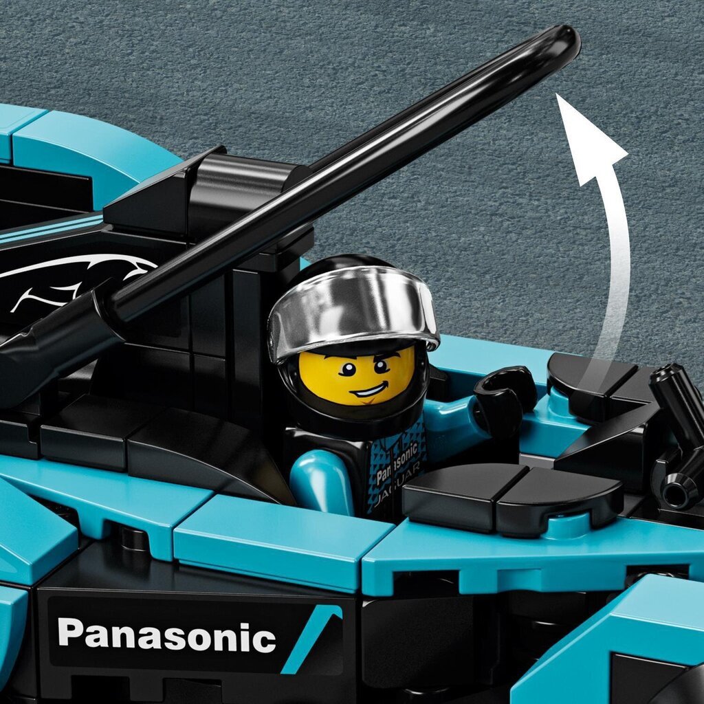 76898 LEGO® Speed Champions Formula E Panasonic Jaguar Racing GEN2 car & Jaguar I-PACE eTROPHY hinta ja tiedot | LEGOT ja rakennuslelut | hobbyhall.fi