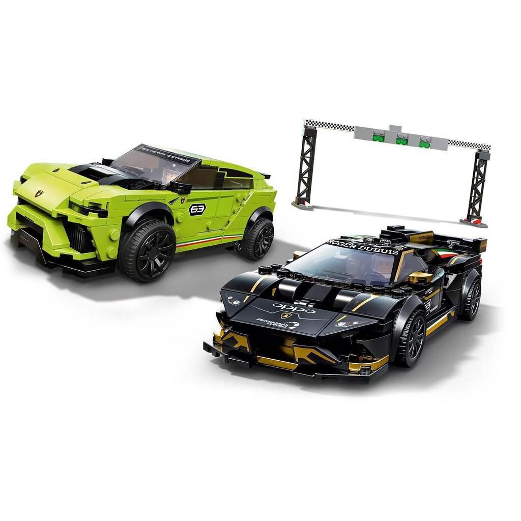 76899 LEGO® Lamborghini Urus ST-X & Lamborghini Huracán Super Trofeo EVO hinta ja tiedot | LEGOT ja rakennuslelut | hobbyhall.fi