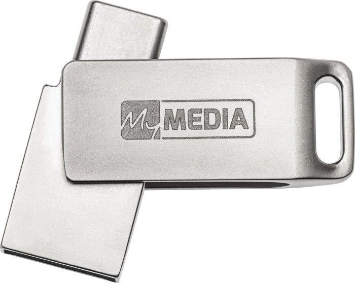 "mymedia mydual usb 3.2 gen 1, 32 gb, 69269, hopea, 69269, usb a/usb c, pyörivällä kannella". hinta ja tiedot | Muistitikut | hobbyhall.fi