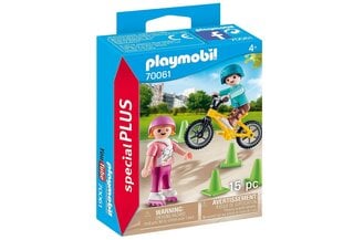 70061 PLAYMOBIL® Special Plus, Lapset rullaluistimilla ja polkupyörillä hinta ja tiedot | LEGOT ja rakennuslelut | hobbyhall.fi