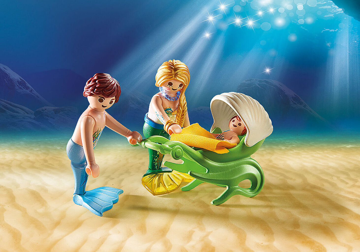 70100 PLAYMOBIL® Magic, Merenneito perhe hinta ja tiedot | LEGOT ja rakennuslelut | hobbyhall.fi