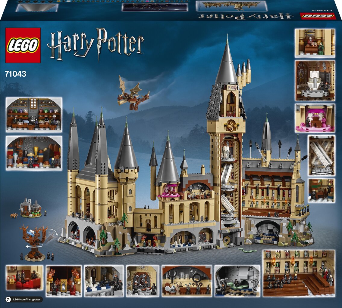 71043 LEGO® Harry Potter Tylypahkan linna hinta 