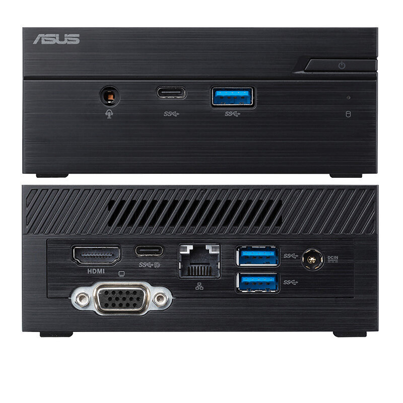 Mini PC Tietokone Asus PN41 N6005 4G-DDR4 256G SSD WIFI6 win11 HDMI 3.3GHz hinta ja tiedot | Pöytätietokoneet | hobbyhall.fi