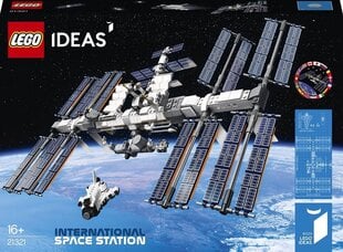 21321 LEGO® Ideas kansainvälinen avaruusasema hinta ja tiedot | LEGOT ja rakennuslelut | hobbyhall.fi