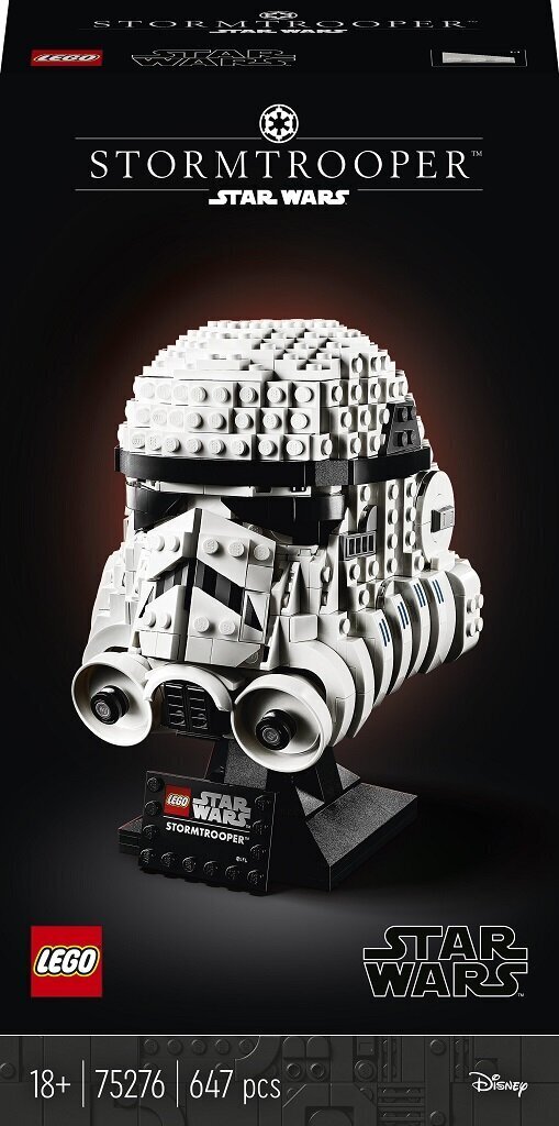 75276 LEGO® Star Wars Stormtrooper-kypärä hinta ja tiedot | LEGOT ja rakennuslelut | hobbyhall.fi