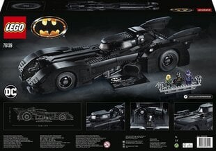 76139 LEGO® DC Comics 1989 Batmobile ™ hinta ja tiedot | LEGOT ja rakennuslelut | hobbyhall.fi