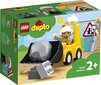 10930 LEGO® DUPLO -kaupungin puskutraktori hinta ja tiedot | LEGOT ja rakennuslelut | hobbyhall.fi