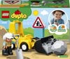 10930 LEGO® DUPLO -kaupungin puskutraktori hinta ja tiedot | LEGOT ja rakennuslelut | hobbyhall.fi