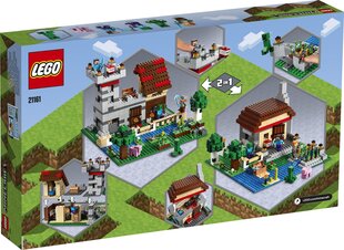 21161 LEGO® Minecraft rakennuslaatikko 3.0 hinta ja tiedot | LEGOT ja rakennuslelut | hobbyhall.fi