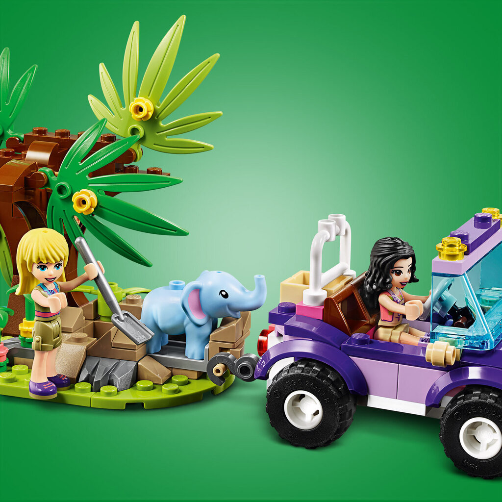 41421 LEGO® Friends Norsuvauvan pelastusoperaatio viidakossa hinta ja tiedot | LEGOT ja rakennuslelut | hobbyhall.fi