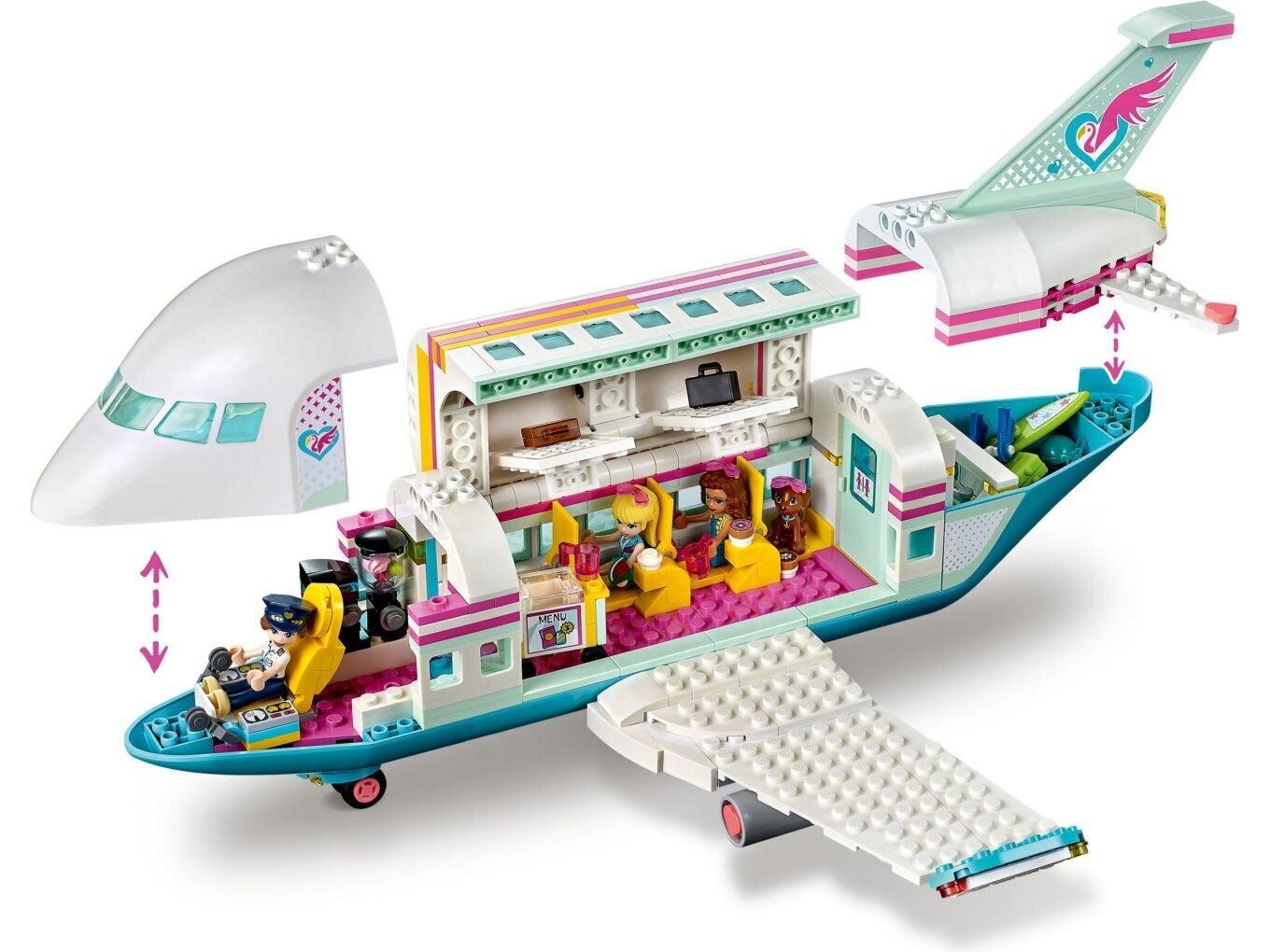 41429 LEGO® Friends Heartlake Cityn lentokone hinta ja tiedot | LEGOT ja rakennuslelut | hobbyhall.fi