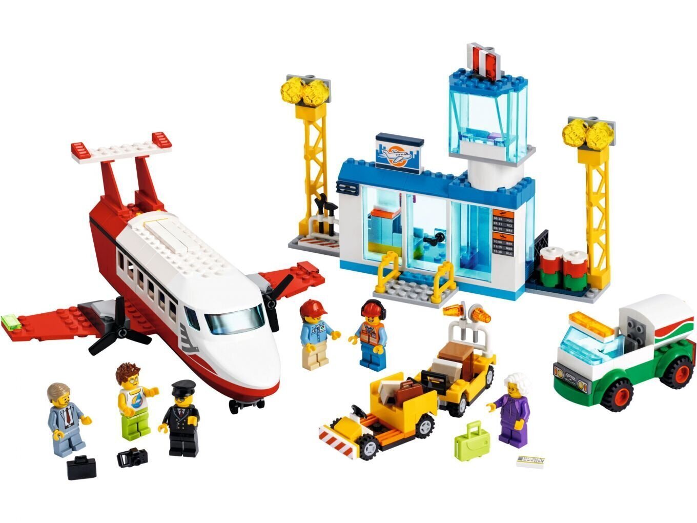 60261 LEGO® City Keskuslentokenttä hinta ja tiedot | LEGOT ja rakennuslelut | hobbyhall.fi