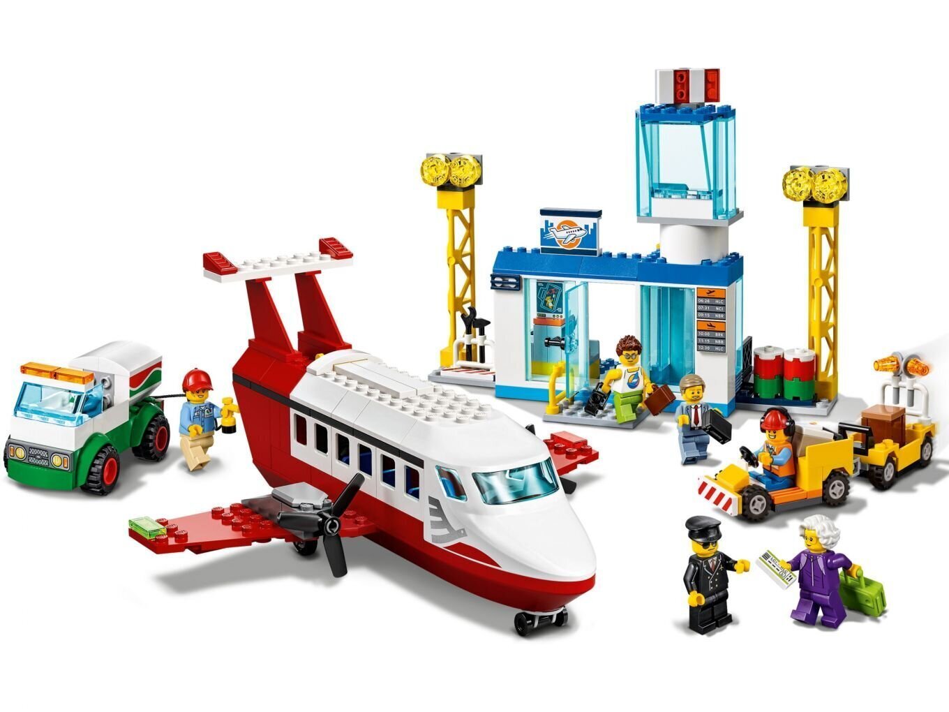 60261 LEGO® City Keskuslentokenttä hinta ja tiedot | LEGOT ja rakennuslelut | hobbyhall.fi