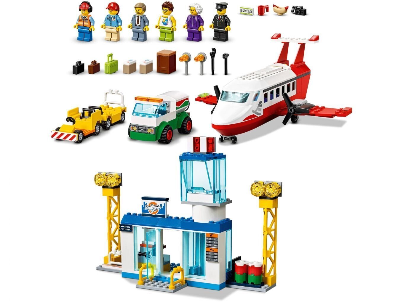 60261 LEGO® City Keskuslentokenttä hinta ja tiedot | LEGOT ja rakennuslelut | hobbyhall.fi