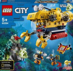 60264 LEGO® City Oceans Sukellusvene hinta ja tiedot | LEGOT ja rakennuslelut | hobbyhall.fi