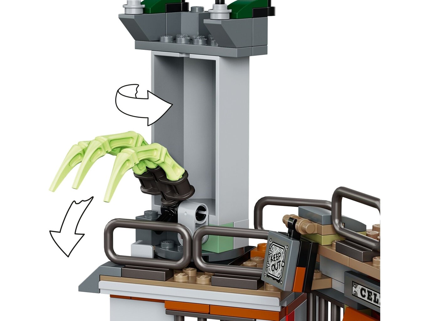 70435 LEGO® Hidden Side Newbury hylätty vankila hinta ja tiedot | LEGOT ja rakennuslelut | hobbyhall.fi