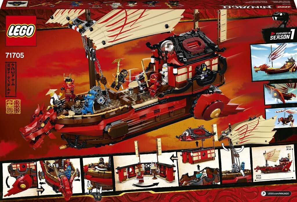 71705 LEGO® NINJAGO Kohtalon alus hinta ja tiedot | LEGOT ja rakennuslelut | hobbyhall.fi