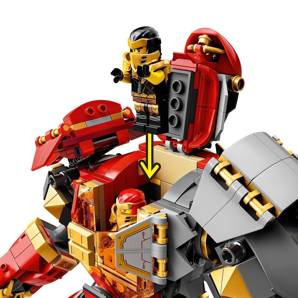 71720 LEGO® NINJAGO Firestone robotti hinta ja tiedot | LEGOT ja rakennuslelut | hobbyhall.fi