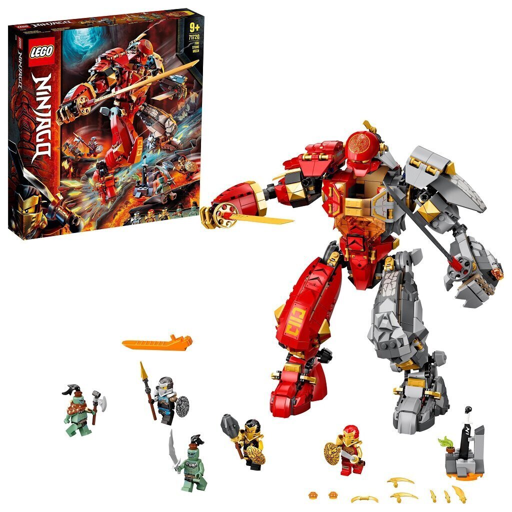 71720 LEGO® NINJAGO Firestone robotti hinta ja tiedot | LEGOT ja rakennuslelut | hobbyhall.fi