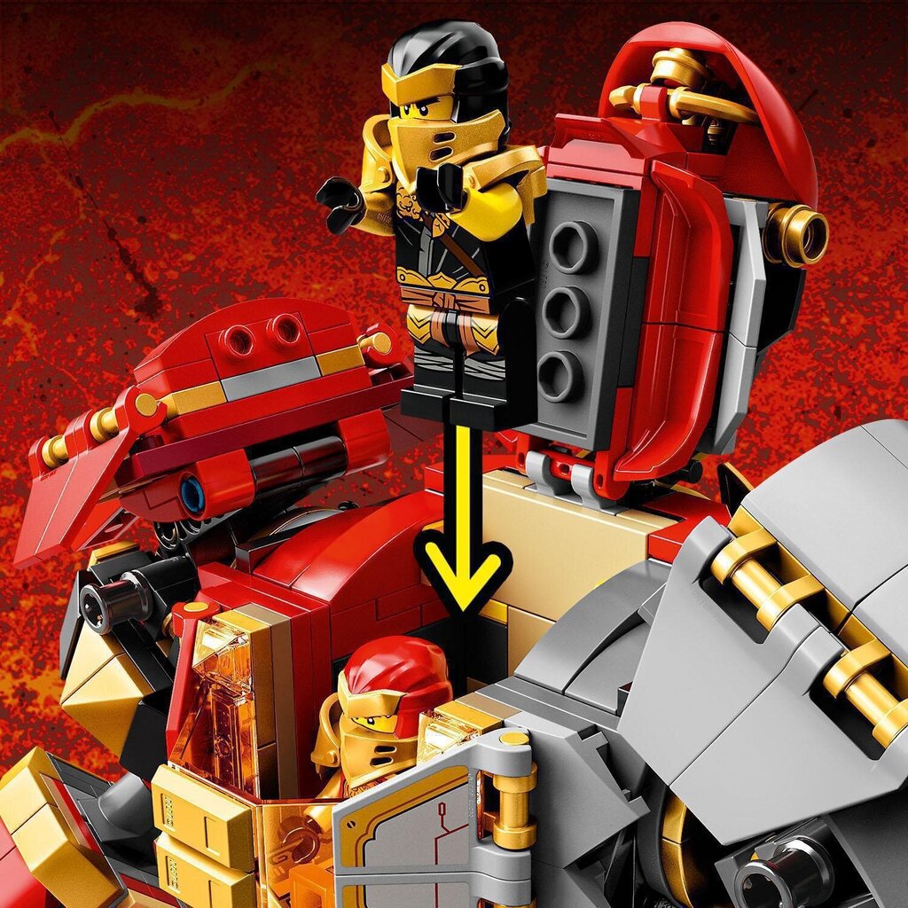 71720 LEGO® NINJAGO Firestone robotti hinta ja tiedot | LEGOT ja rakennuslelut | hobbyhall.fi