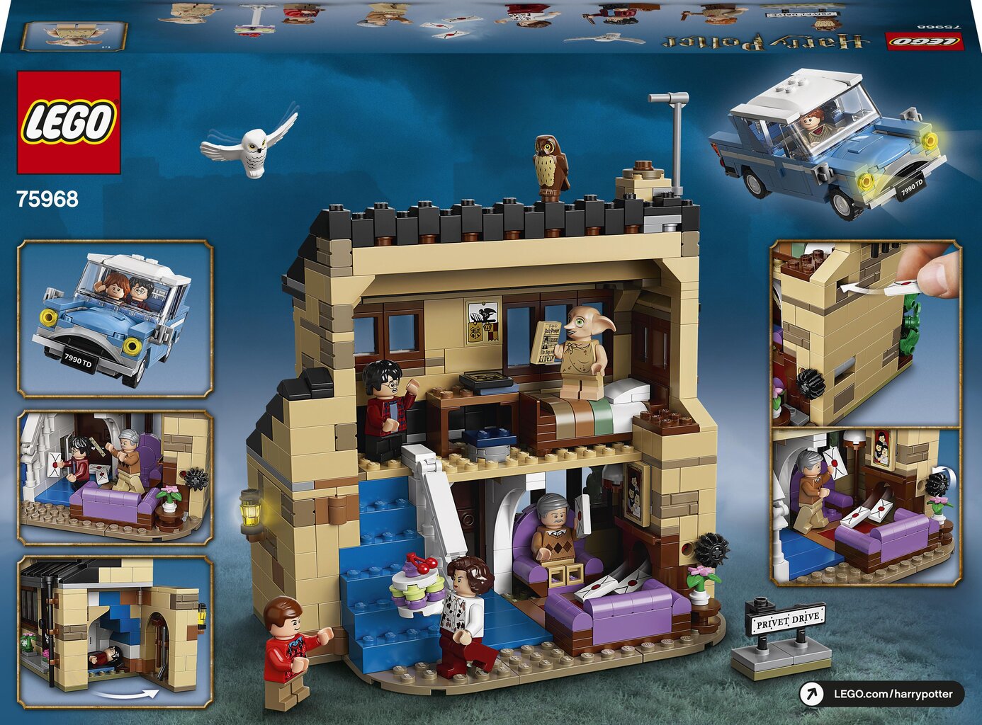 75968 LEGO® Harry Potter 4 Privet Drive hinta ja tiedot | LEGOT ja rakennuslelut | hobbyhall.fi