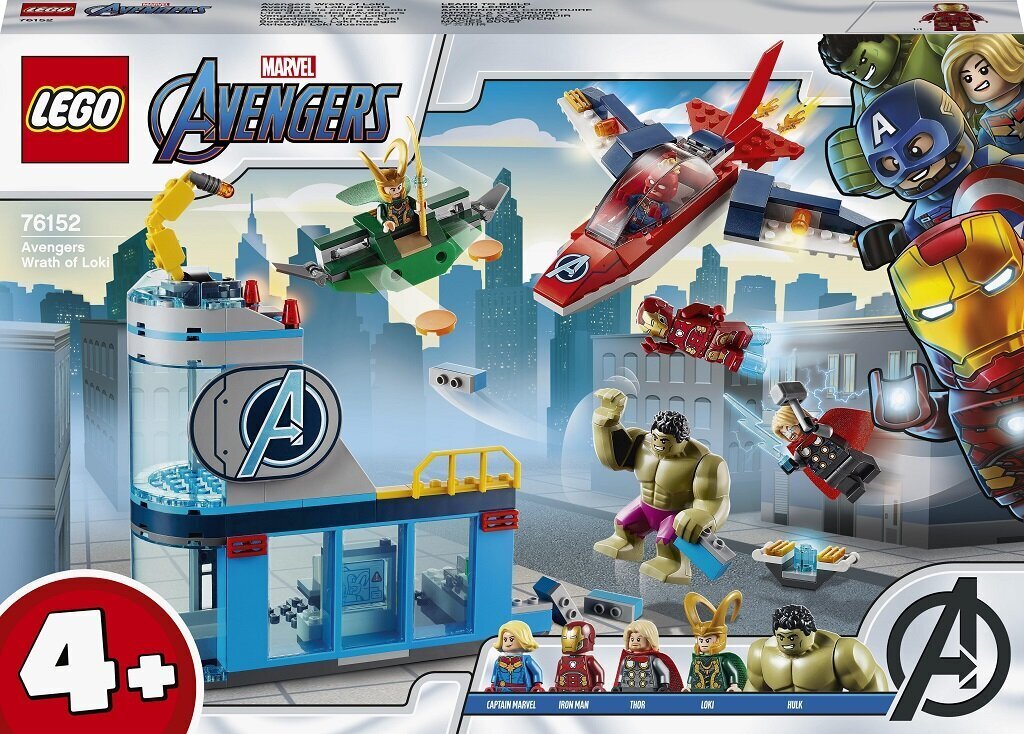 76152 LEGO® Avengers Lokin raivo hinta ja tiedot | LEGOT ja rakennuslelut | hobbyhall.fi