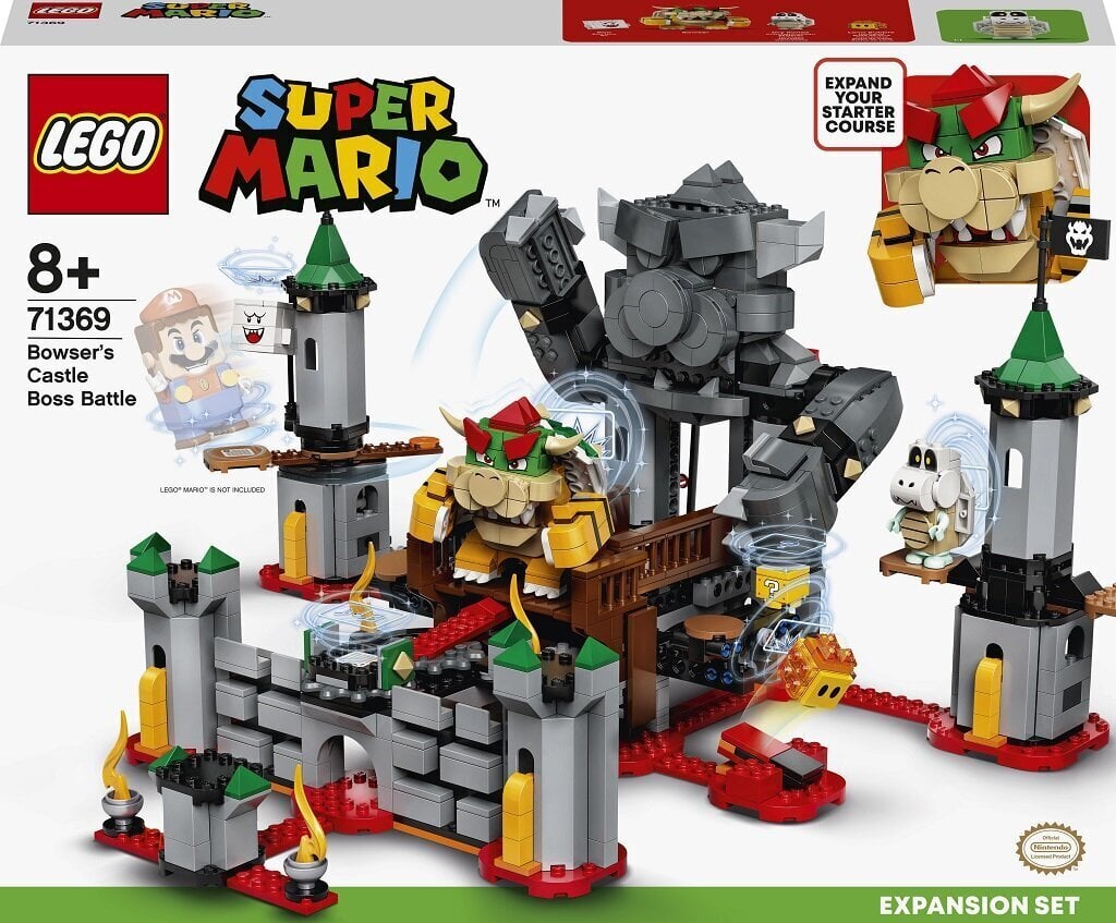 71369 LEGO® Super Mario Bowserin linnan pahistaistelu -laajennussarja hinta ja tiedot | LEGOT ja rakennuslelut | hobbyhall.fi