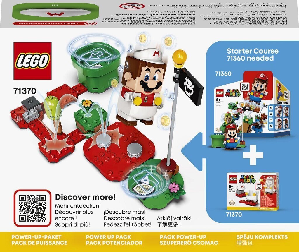 71370 LEGO® Fire Mario -tehostuspakkaus hinta ja tiedot | LEGOT ja rakennuslelut | hobbyhall.fi