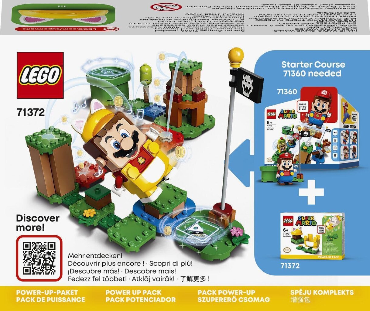 71372 LEGO® Cat Mario -tehostuspakkaus hinta ja tiedot | LEGOT ja rakennuslelut | hobbyhall.fi