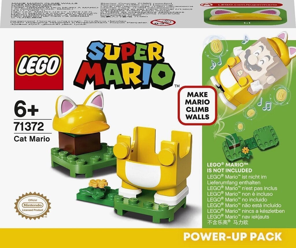 71372 LEGO® Cat Mario -tehostuspakkaus hinta ja tiedot | LEGOT ja rakennuslelut | hobbyhall.fi