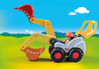 70125 PLAYMOBIL® 1.2.3, Kaivinkone hinta ja tiedot | LEGOT ja rakennuslelut | hobbyhall.fi