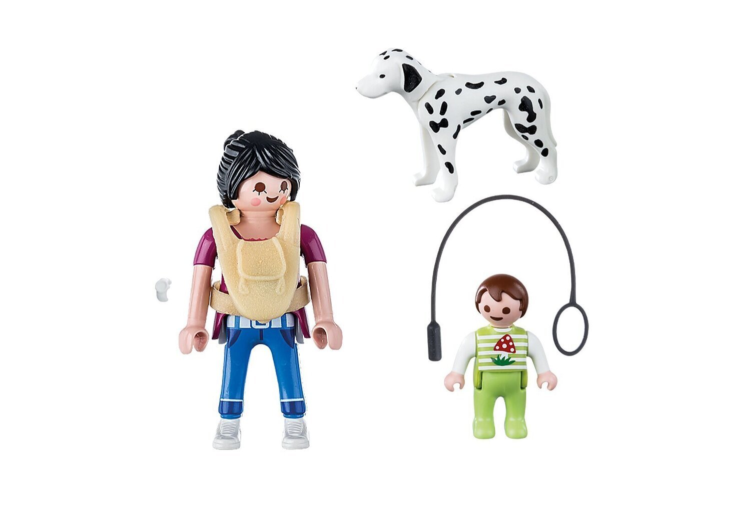 70154 PLAYMOBIL® Special Plus, Äiti lapsen ja koiran kanssa hinta ja tiedot | LEGOT ja rakennuslelut | hobbyhall.fi