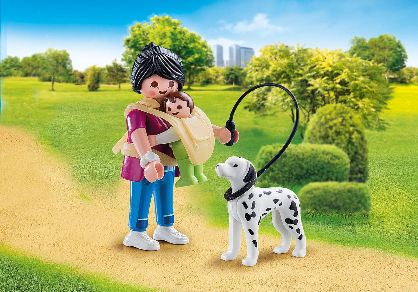 70154 PLAYMOBIL® Special Plus, Äiti lapsen ja koiran kanssa hinta ja tiedot | LEGOT ja rakennuslelut | hobbyhall.fi