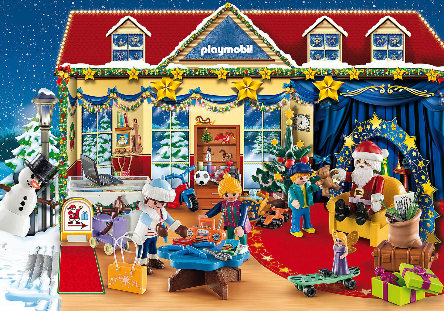 70188 PLAYMOBIL® Advent Calendar Joululelukauppa hinta ja tiedot | LEGOT ja rakennuslelut | hobbyhall.fi