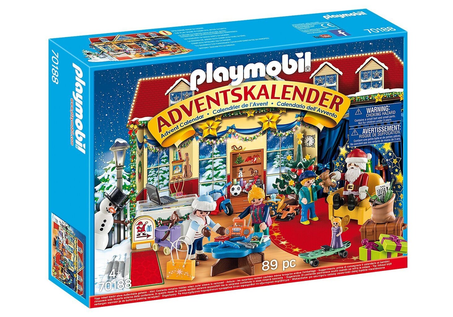 70188 PLAYMOBIL® Advent Calendar Joululelukauppa hinta ja tiedot | LEGOT ja rakennuslelut | hobbyhall.fi