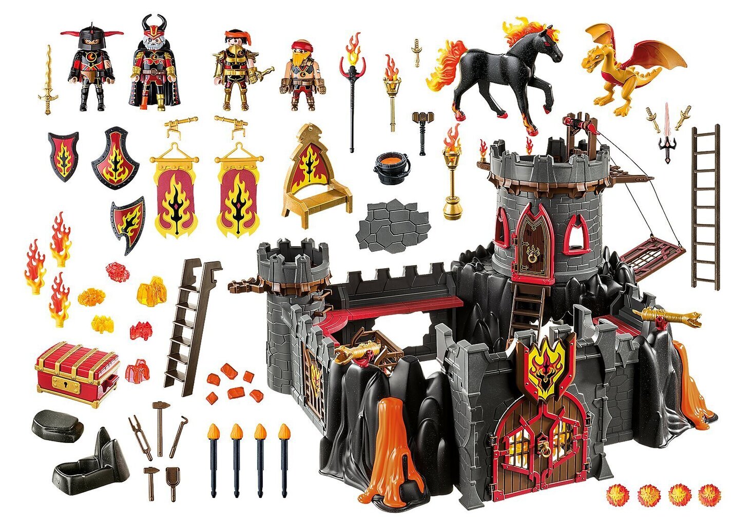 70221 PLAYMOBIL® Novelmore, Burnham Raiders Fortress hinta ja tiedot | LEGOT ja rakennuslelut | hobbyhall.fi