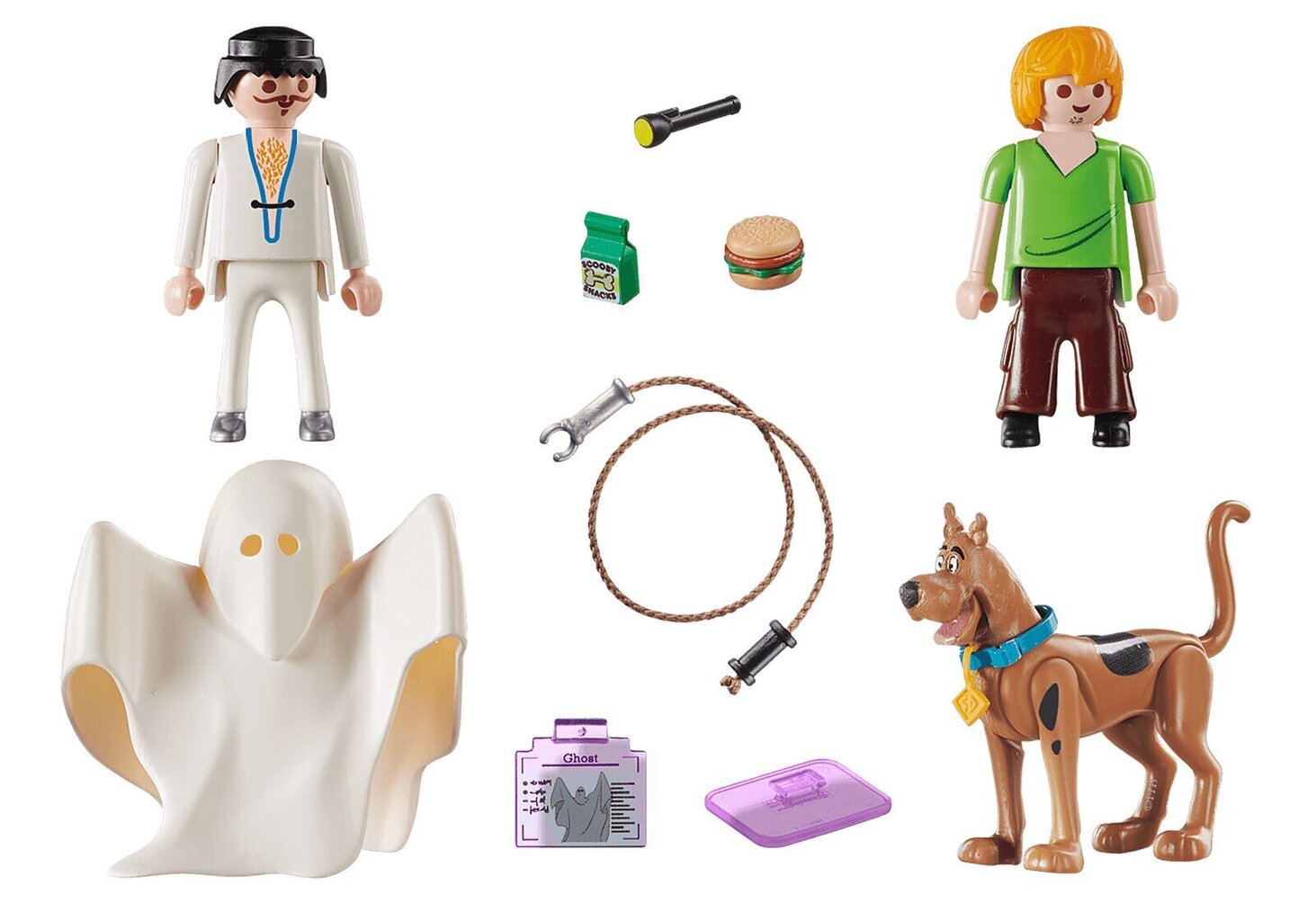 Playmobil® SCOOBY-DOO! - SCOOBY-DOO! Scooby Shaggy Aaveen kanssa (70287) hinta ja tiedot | LEGOT ja rakennuslelut | hobbyhall.fi