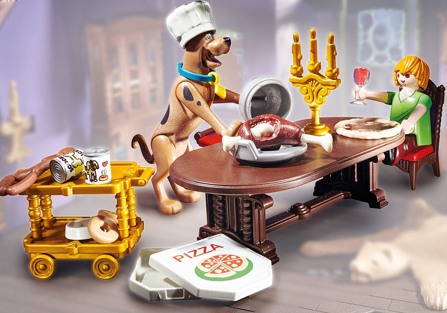Set lukuja Scooby-Doo 70363 Illallinen Shaggy hinta ja tiedot | LEGOT ja rakennuslelut | hobbyhall.fi