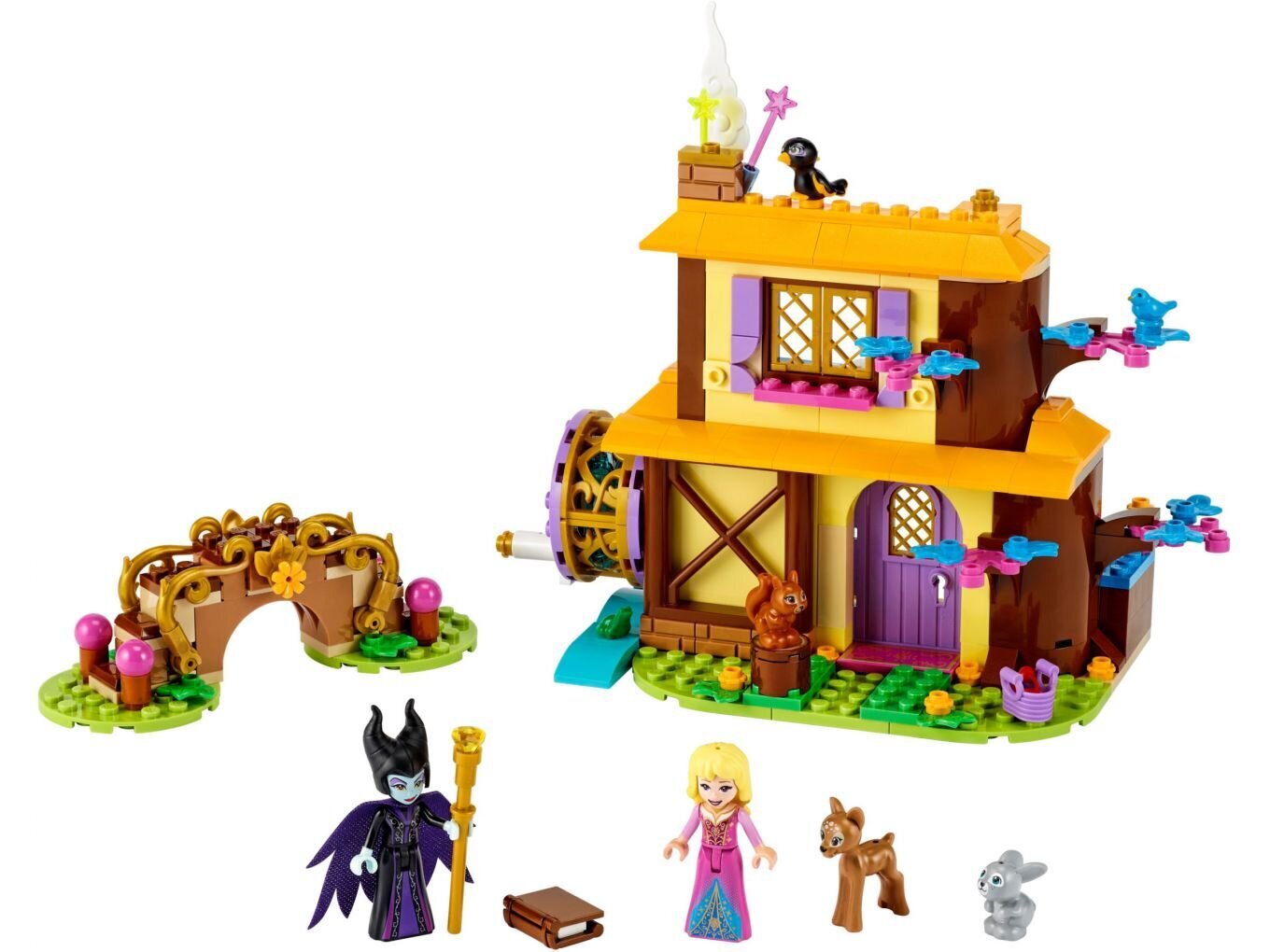 43188 LEGO® Disney Princess Auroran metsämökki hinta ja tiedot | LEGOT ja rakennuslelut | hobbyhall.fi