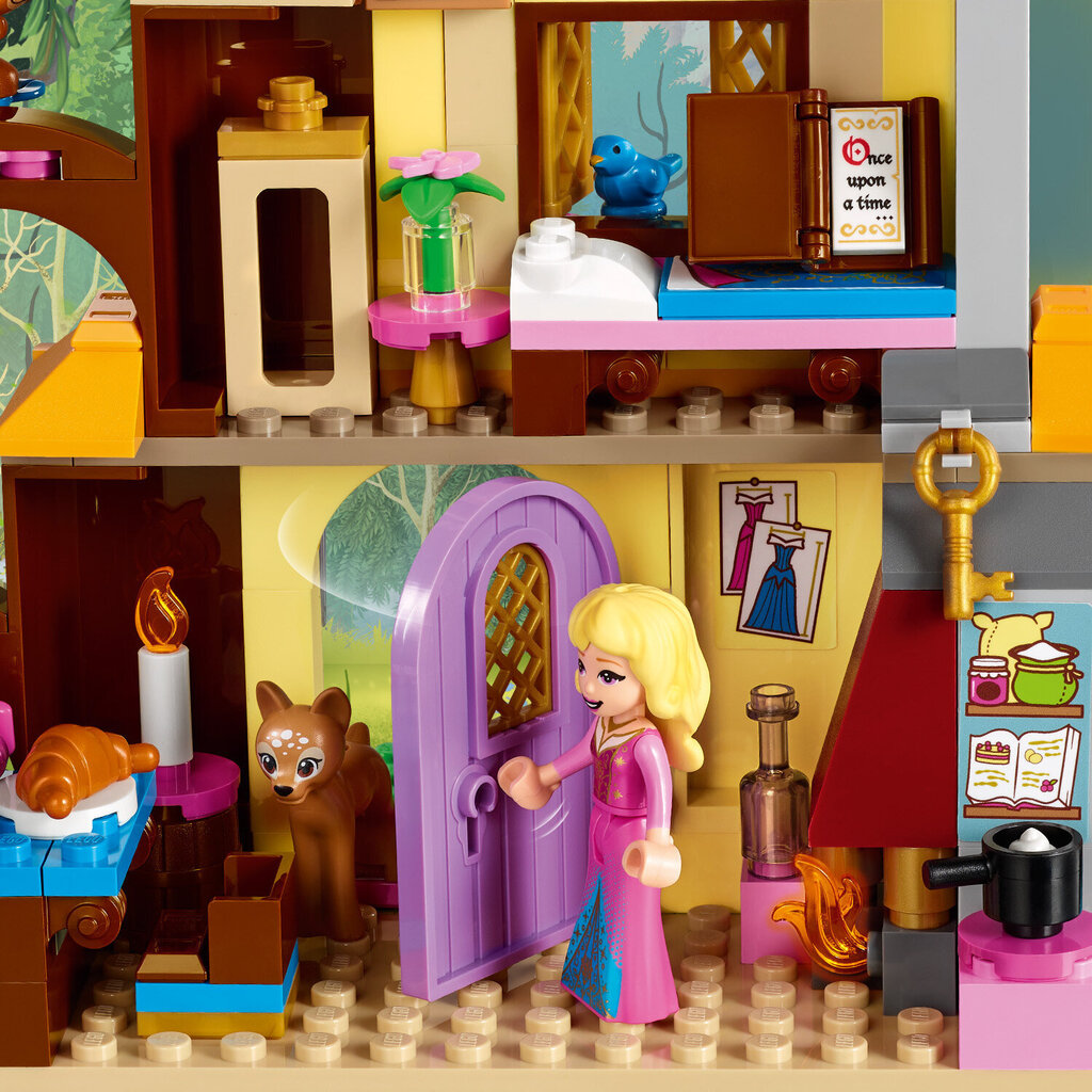 43188 LEGO® Disney Princess Auroran metsämökki hinta ja tiedot | LEGOT ja rakennuslelut | hobbyhall.fi