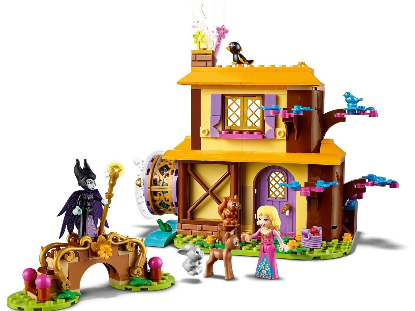 43188 LEGO® Disney Princess Auroran metsämökki hinta ja tiedot | LEGOT ja rakennuslelut | hobbyhall.fi