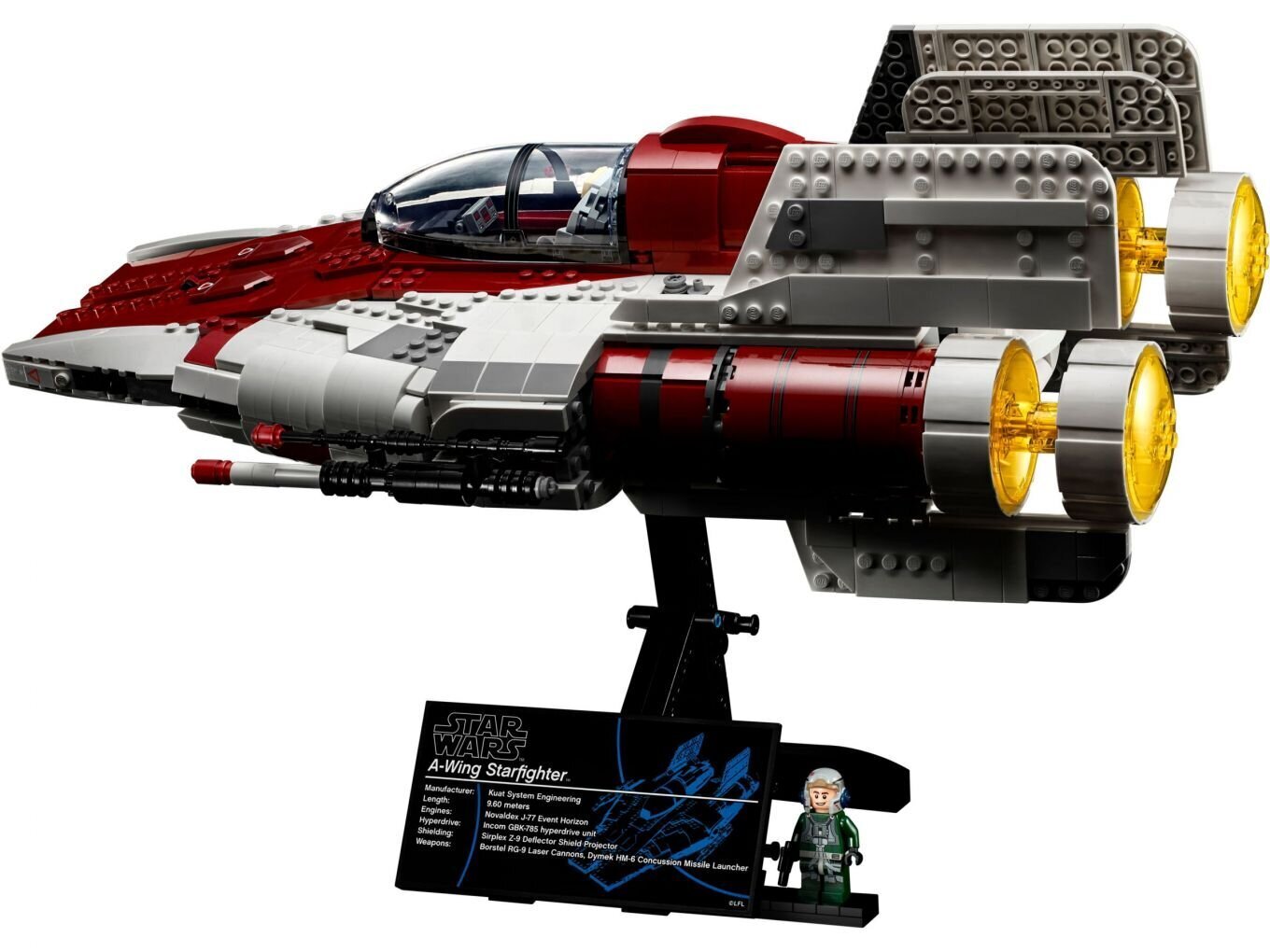 75275 LEGO® Star Wars ™ A-wing Starfighter ™ hinta ja tiedot | LEGOT ja rakennuslelut | hobbyhall.fi