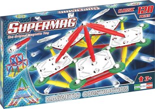Magneettinen rakennussetti Supermag Primary Tags Wheels, 120 osaa hinta ja tiedot | Supermag Lapset | hobbyhall.fi