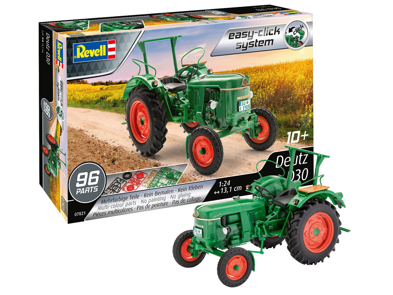 REVELL traktori Deutz D30 hinta ja tiedot | LEGOT ja rakennuslelut | hobbyhall.fi