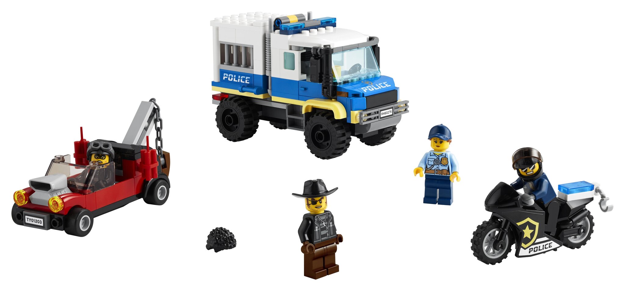 60276 LEGO® City Poliisin vankikuljetus hinta ja tiedot | LEGOT ja rakennuslelut | hobbyhall.fi