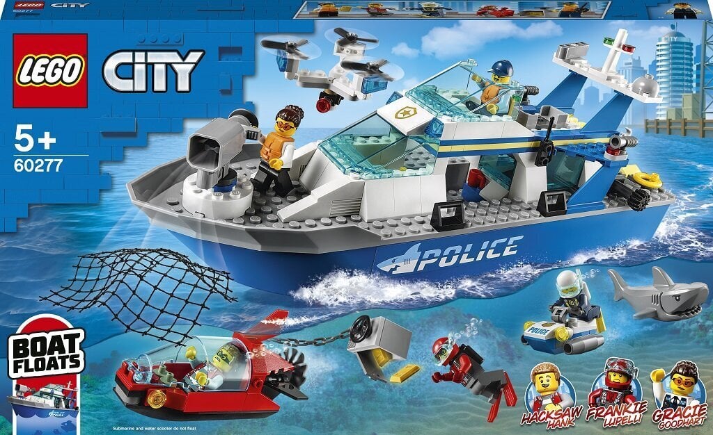 60277 LEGO® City Poliisin partioveneet hinta ja tiedot | LEGOT ja rakennuslelut | hobbyhall.fi